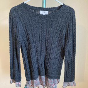 3 for $10 | Elle Size S gray sweater